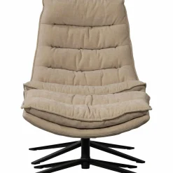 Clearance WOOOD Kube draaifauteuil met hocker Naturel