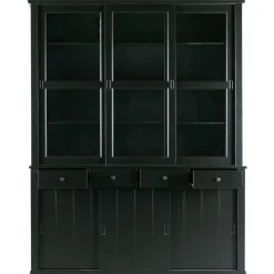 Clearance WOOOD Lagos buffetkast grenen Diepzwart