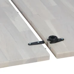 Online WOOOD Lange Jan uitschuifbare eettafel rond eiken Sydney