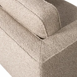Outlet WOOOD Lazy draaifauteuil bouclé Naturel