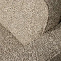 Sale WOOOD Lazy draaifauteuil bouclé Zand