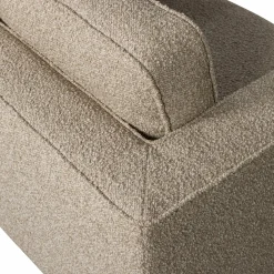 Sale WOOOD Lazy draaifauteuil bouclé Zand