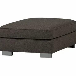 Outlet WOOOD Lazy hocker bouclé Antraciet