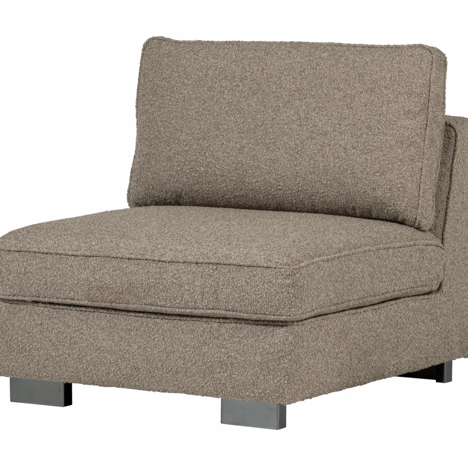 Hot WOOOD Lazy 1-zits element bouclé Zand