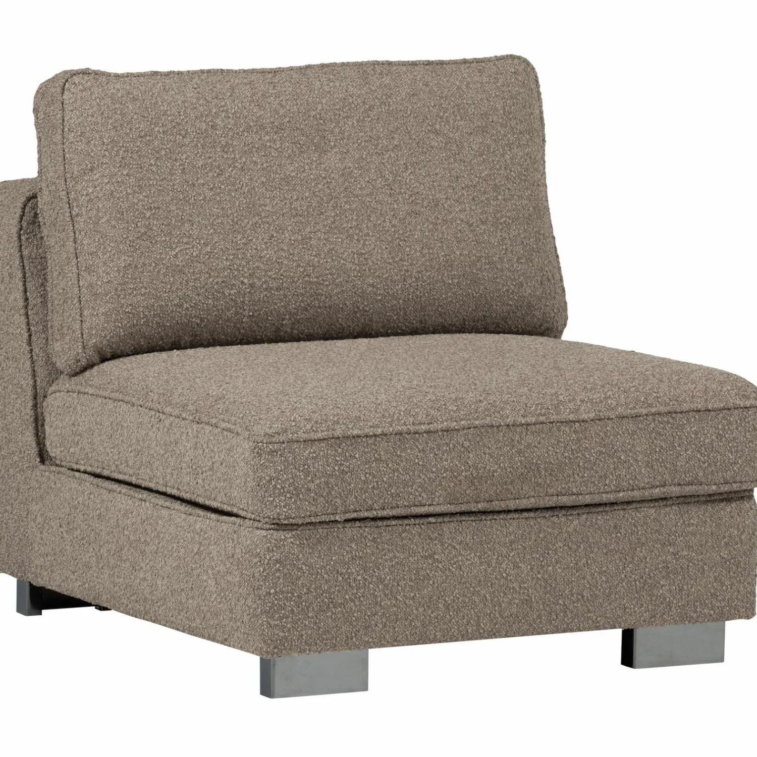 Hot WOOOD Lazy 1-zits element bouclé Zand