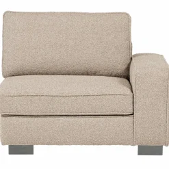 Discount WOOOD Lazy 1-zits element met arm rechts bouclé Naturel