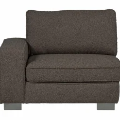 Clearance WOOOD Lazy 1-zits element met arm links bouclé Antraciet