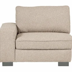 Online WOOOD Lazy 1-zits element met arm links bouclé Naturel