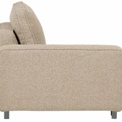 Online WOOOD Lazy 1-zits element met arm links bouclé Naturel