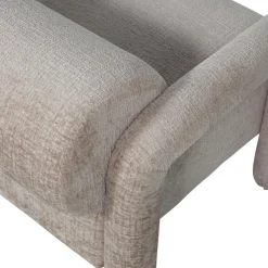 Discount WOOOD Lenny fauteuil in grove textuur Zand