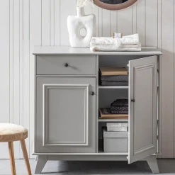 Best WOOOD Lily opbergkast 1 lade + 2 deuren grenen clay