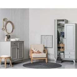 Best WOOOD Lily opbergkast 1 lade + 2 deuren grenen clay