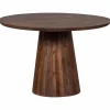 Best WOOOD Limit eetkamertafel rond mango hout walnoot ø130 cm