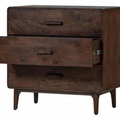 Outlet WOOOD Liya ladekast mango hout donkerbruin