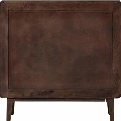 Outlet WOOOD Liya ladekast mango hout donkerbruin