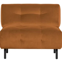 Outlet WOOOD Lloyd fauteuil velvet Kaneel