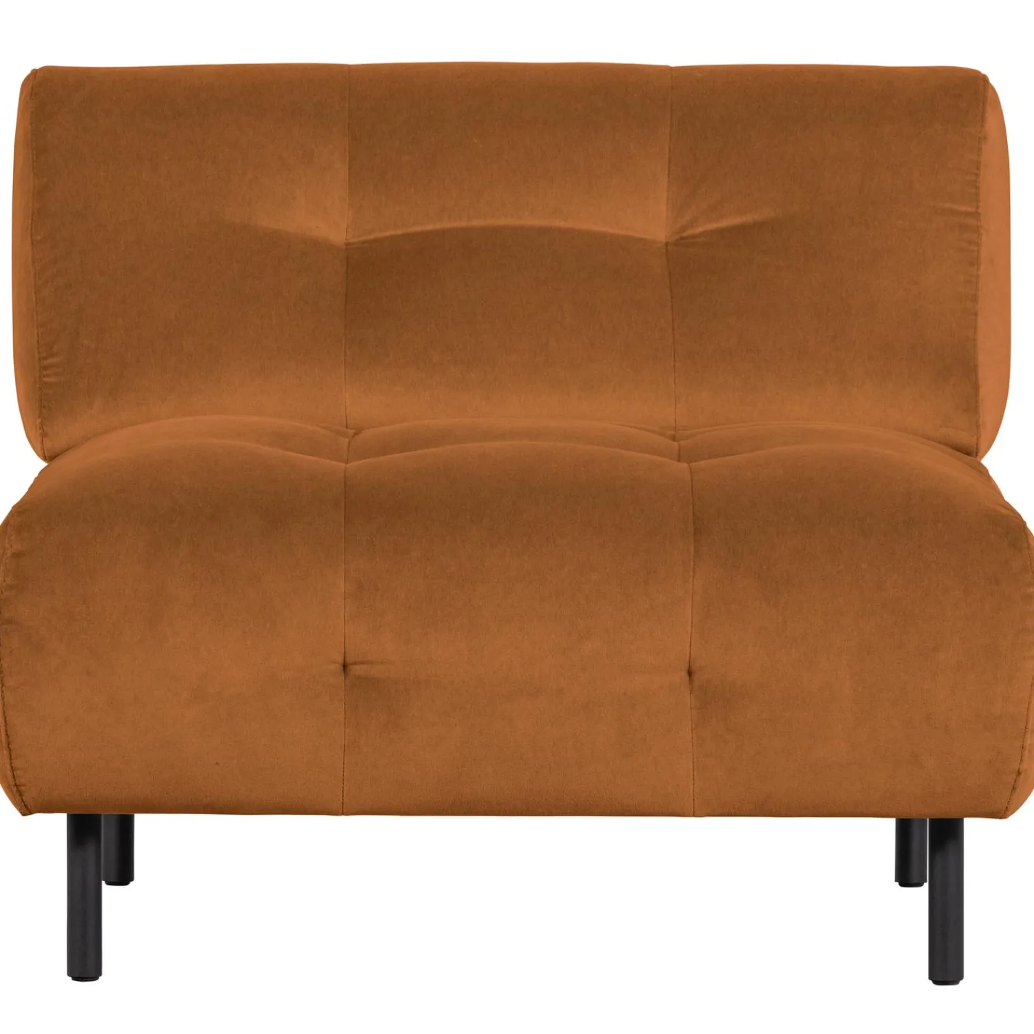 Outlet WOOOD Lloyd fauteuil velvet Kaneel