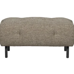 Best WOOOD Lloyd hocker grof geweven Bruin melange