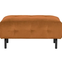 Discount WOOOD Lloyd hocker velvet Kaneel