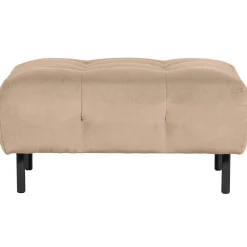 WOOOD Lloyd hocker velvet Zeezout