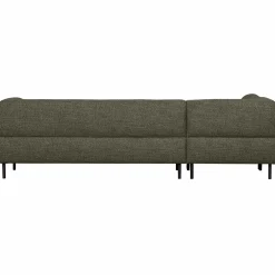 Sale WOOOD Lloyd hoekbank links grof geweven Groen melange