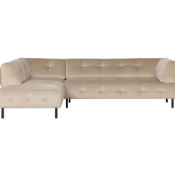 Online WOOOD Lloyd hoekbank links velvet Zeezout