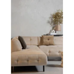 Online WOOOD Lloyd hoekbank links velvet Zeezout