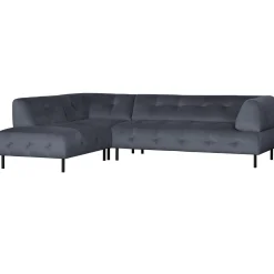 Online WOOOD Lloyd hoekbank links velvet Wolk
