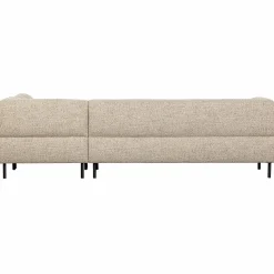 Hot WOOOD Lloyd hoekbank rechts grof geweven Naturel melange