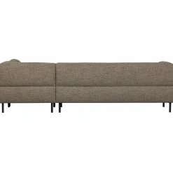 Discount WOOOD Lloyd hoekbank rechts grof geweven Donkerbruin melange