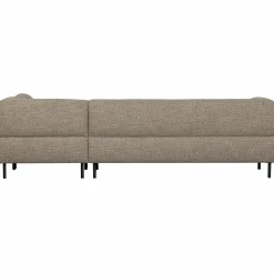 WOOOD Lloyd hoekbank rechts grof geweven Bruin melange