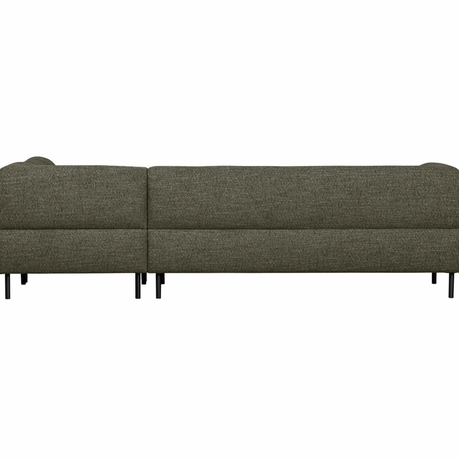 Hot WOOOD Lloyd hoekbank rechts grof geweven Groen melange