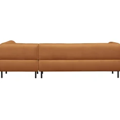 Online WOOOD Lloyd hoekbank rechts velvet Kaneel