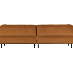 Best WOOOD Lloyd 4-zits bank velvet Kaneel