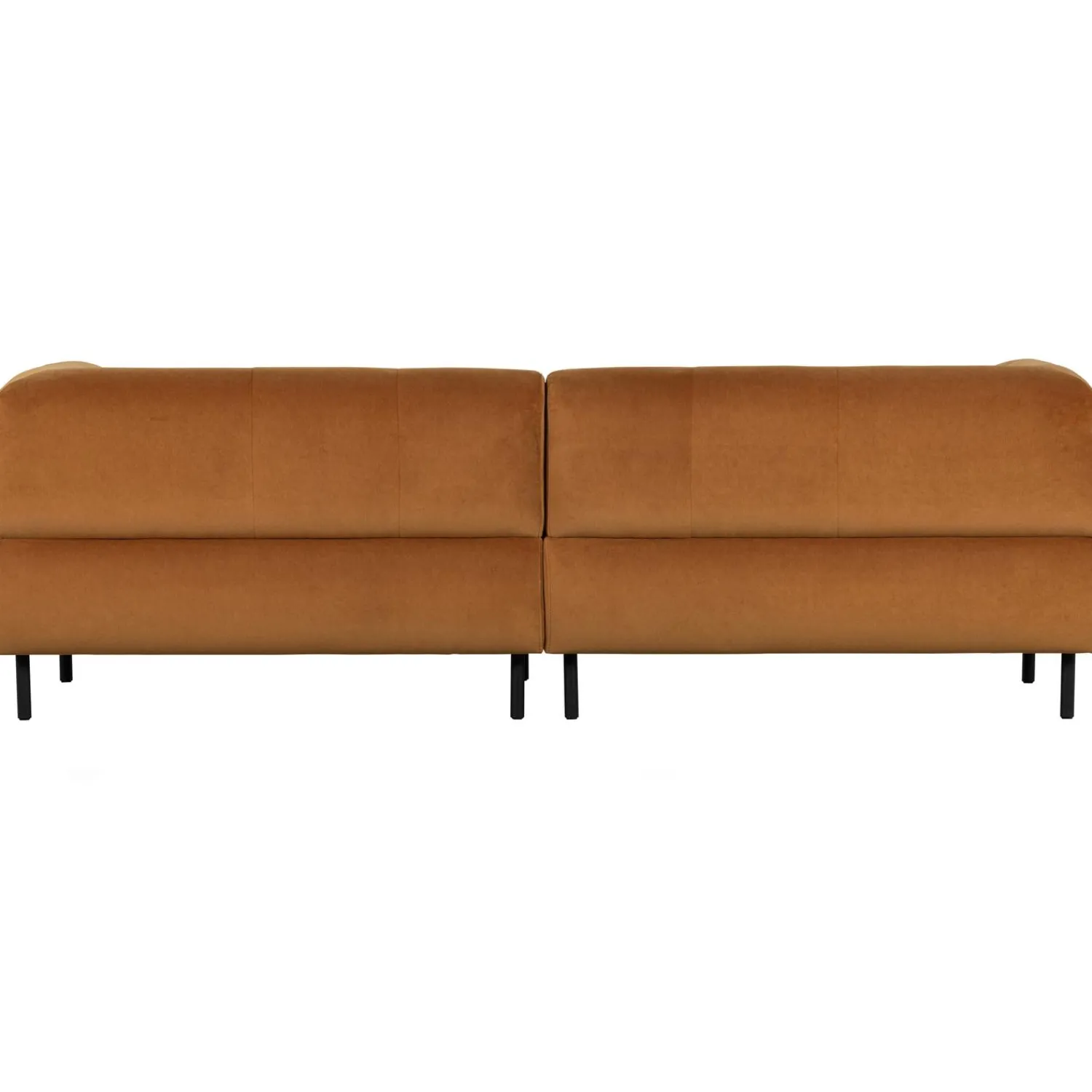 Best WOOOD Lloyd 4-zits bank velvet Kaneel