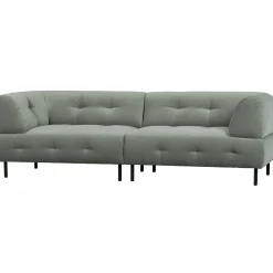 Outlet WOOOD Lloyd 4-zits bank velvet Waterplant