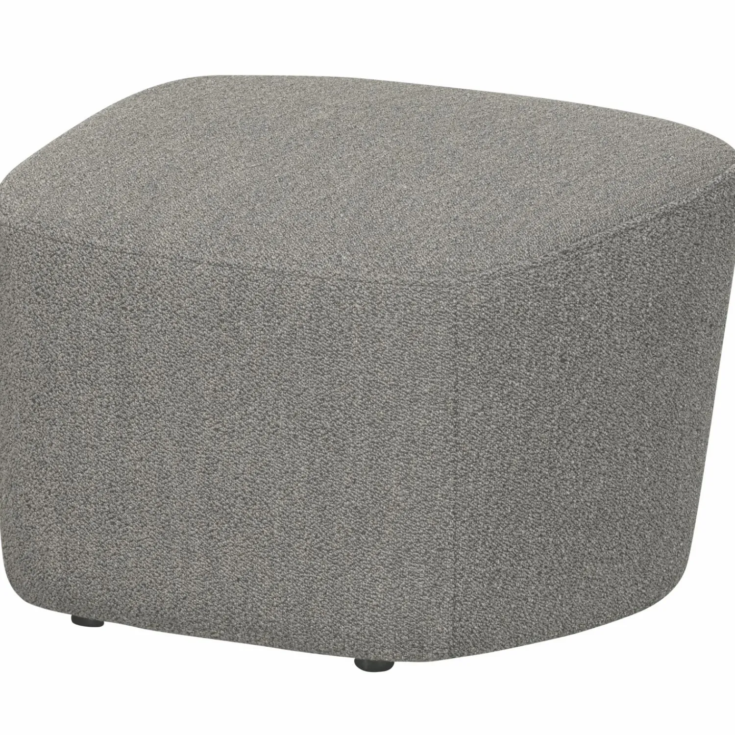 Discount WOOOD Lofty hocker bouclé Grijs