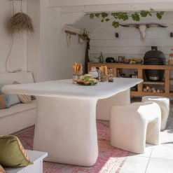 WOOOD Loggia eettafel vezelversterkte polymeer naturel 240x100 cm