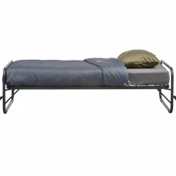 Sale WOOOD Lucy eenpersoons onderschuifbed metaal zwart 90x200 cm