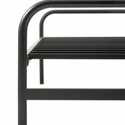 Sale WOOOD Lucy eenpersoons onderschuifbed metaal zwart 90x200 cm