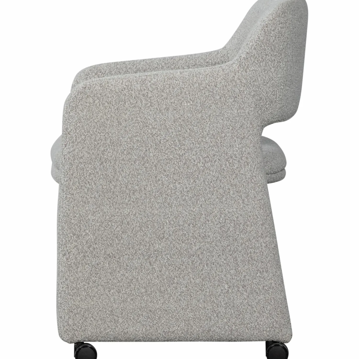 Hot WOOOD Lyric eetkamerstoel met wielen greige