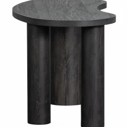 Hot WOOOD Maan organisch sidetable/bureau mdf donkerbruin