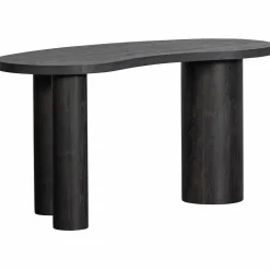 Hot WOOOD Maan organisch sidetable/bureau mdf donkerbruin