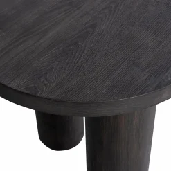 Hot WOOOD Maan organisch sidetable/bureau mdf donkerbruin