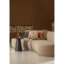 Sale WOOOD Maan salontafel mdf donkerbruin 50xø40 cm