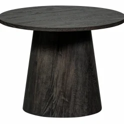 Outlet WOOOD Maan salontafel mdf donkerbruin 45xø60 cm