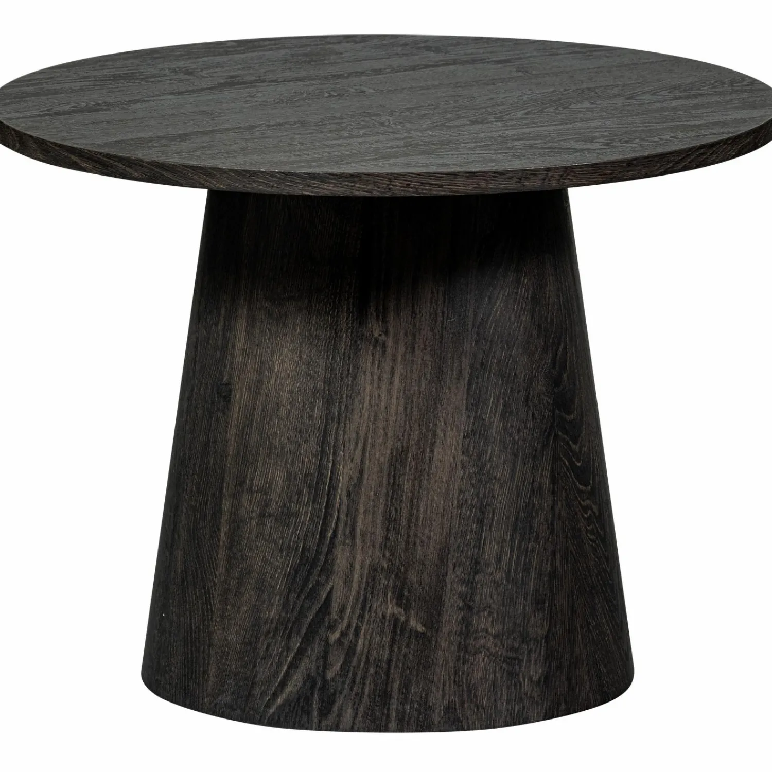 Outlet WOOOD Maan salontafel mdf donkerbruin 45xø60 cm