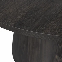 Outlet WOOOD Maan salontafel mdf donkerbruin 45xø60 cm