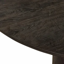 WOOOD Maan salontafel mdf donkerbruin 35xø100 cm