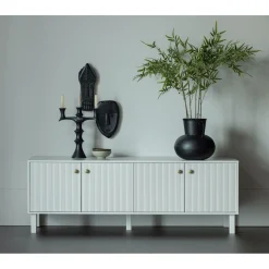 Outlet WOOOD Madu tv meubel grenen wolkengrijs